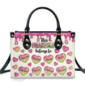 This Grandma Belongs To - Personalized Leather Handbag