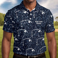 Reel Cool Grandpa Dad Family - Personalized Polo Shirt