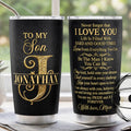 Never Forget That I Love You - Personalized Stainless Steel Tumbler