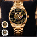 I Wish I Could Turn Back The Clock - Personalized Men's Wrist Watch