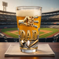 Best Legend Dad Ever - Personalized Beer Glass