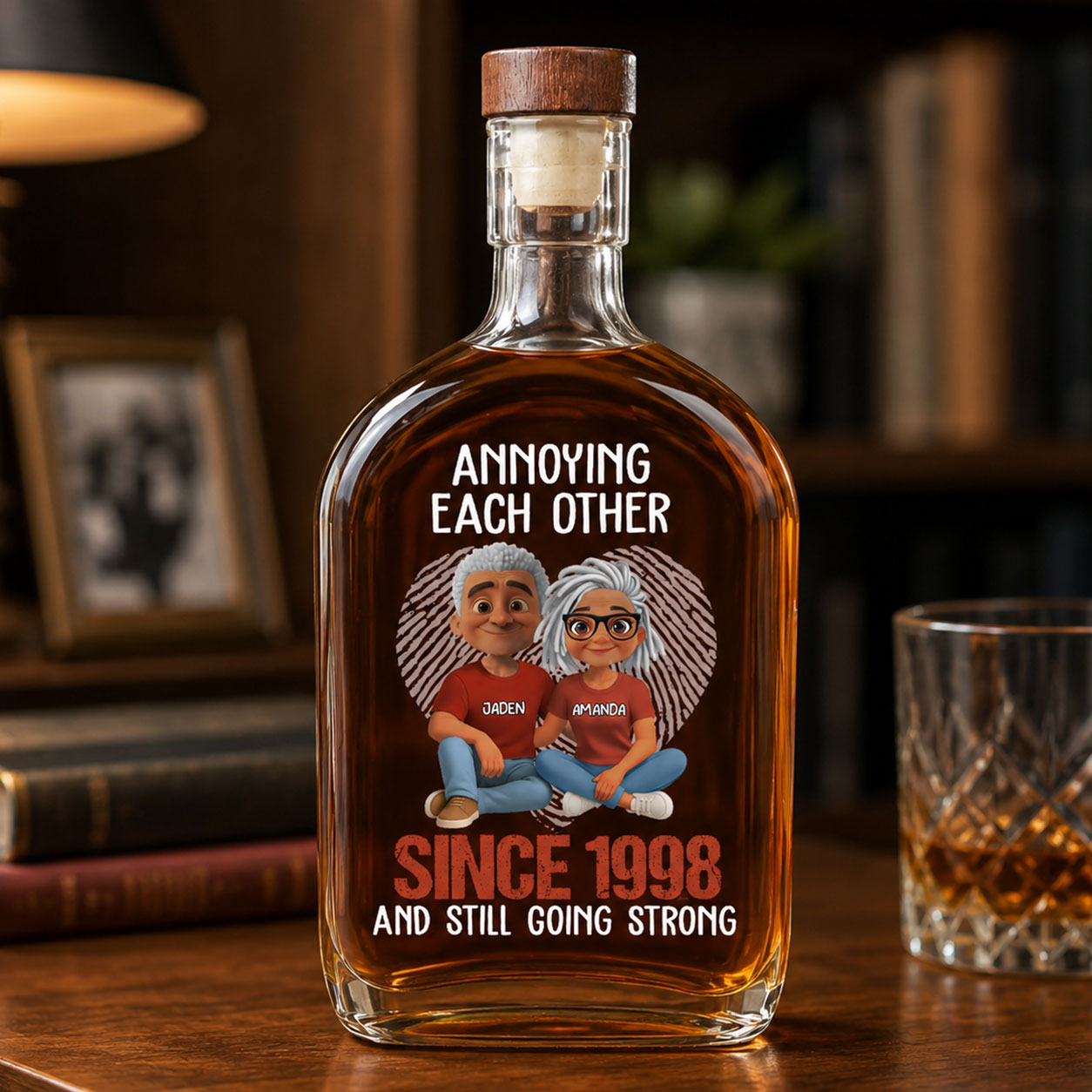 Annoying Each Other For Many Years Still Going Strong - Personalized Whiskey Bottle