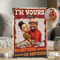 I'm Yours No Returns Or Refunds  - Personalized Building Brick Puzzle