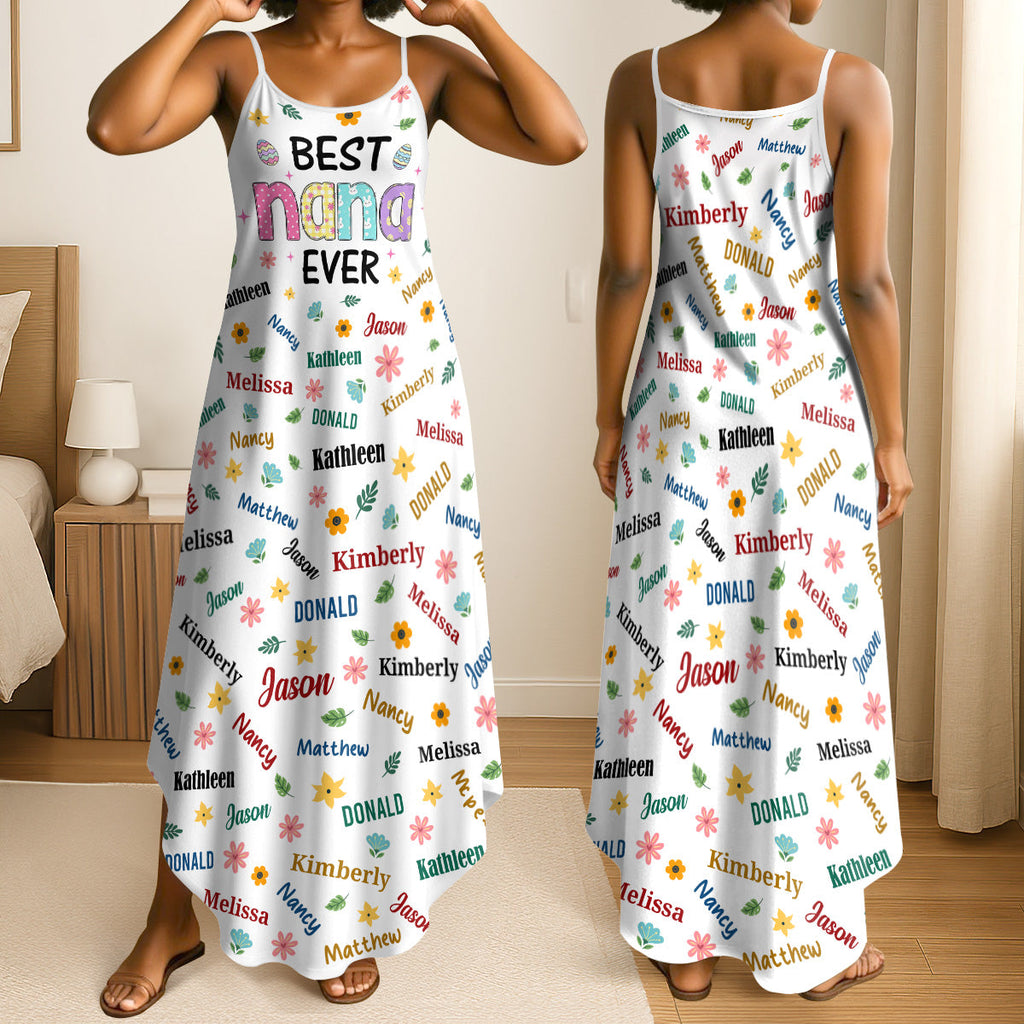 Best Nana Ever - Personalized Maxi Dress
