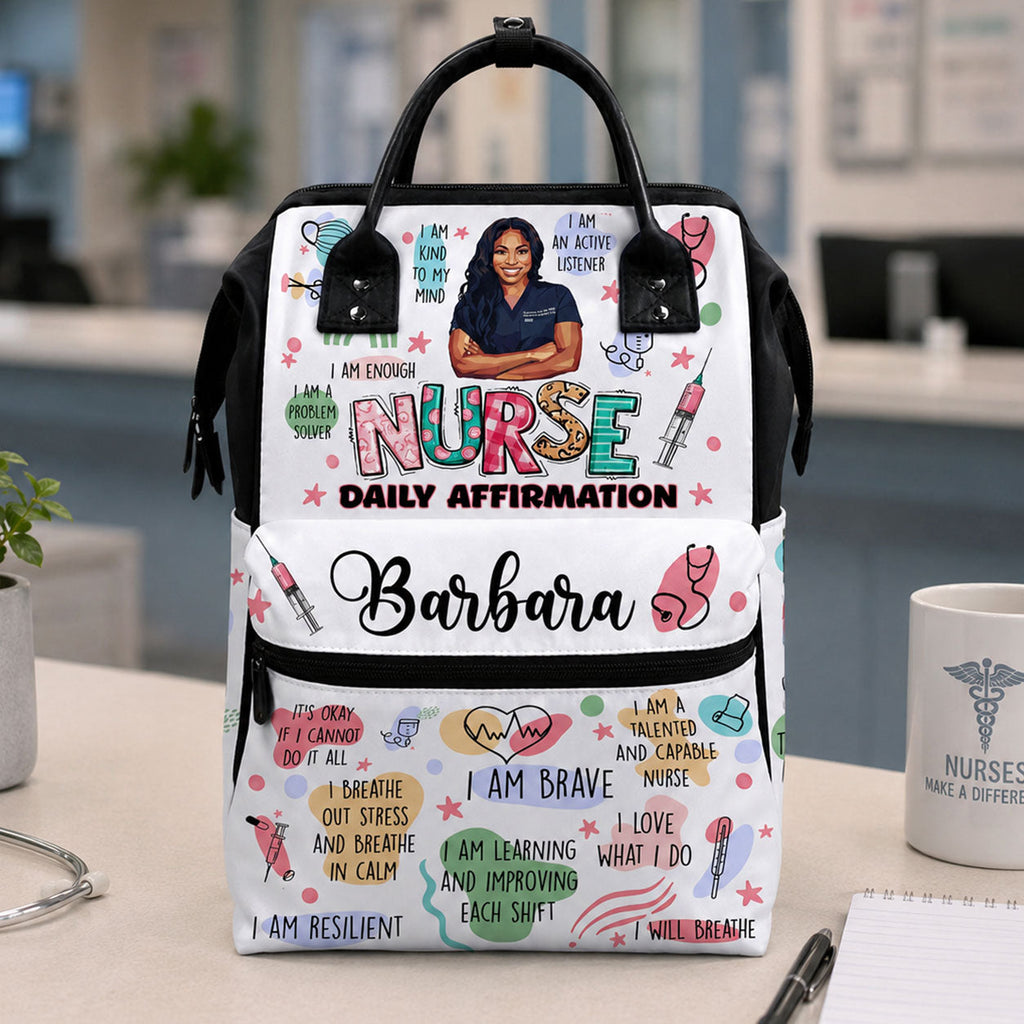 Nurse Daily Affirmation - Personalized Duckbilled Backpack