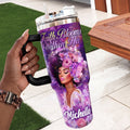Faith Blooms Within Her - Personalized Stainless Steel Tumbler