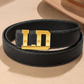 To The Best Dad, Husband, Grandpa Ever - Personalized Custom Letter Buckle