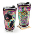 I Am A Black Queen - Personalized Stainless Steel Tumbler