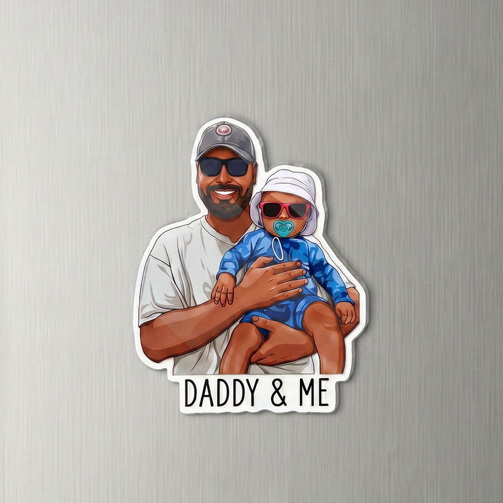 We Love You Gift For Husband, Dad And Family - Personalized Acrylic Magnet