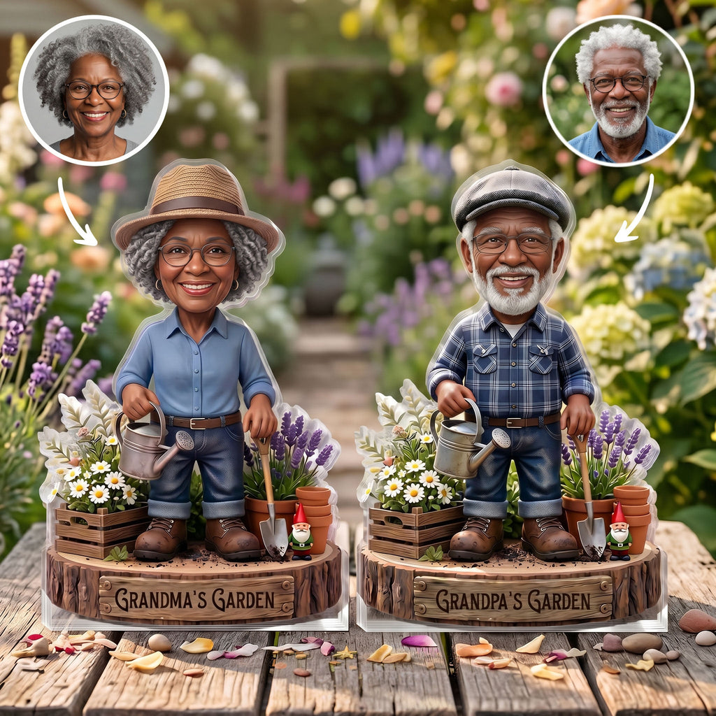 Custom Photo Garden Decor - Personalized Custom Shaped Acrylic Plaque