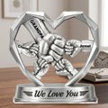 We Love You - Personalized Custom Shaped Acrylic Plaque