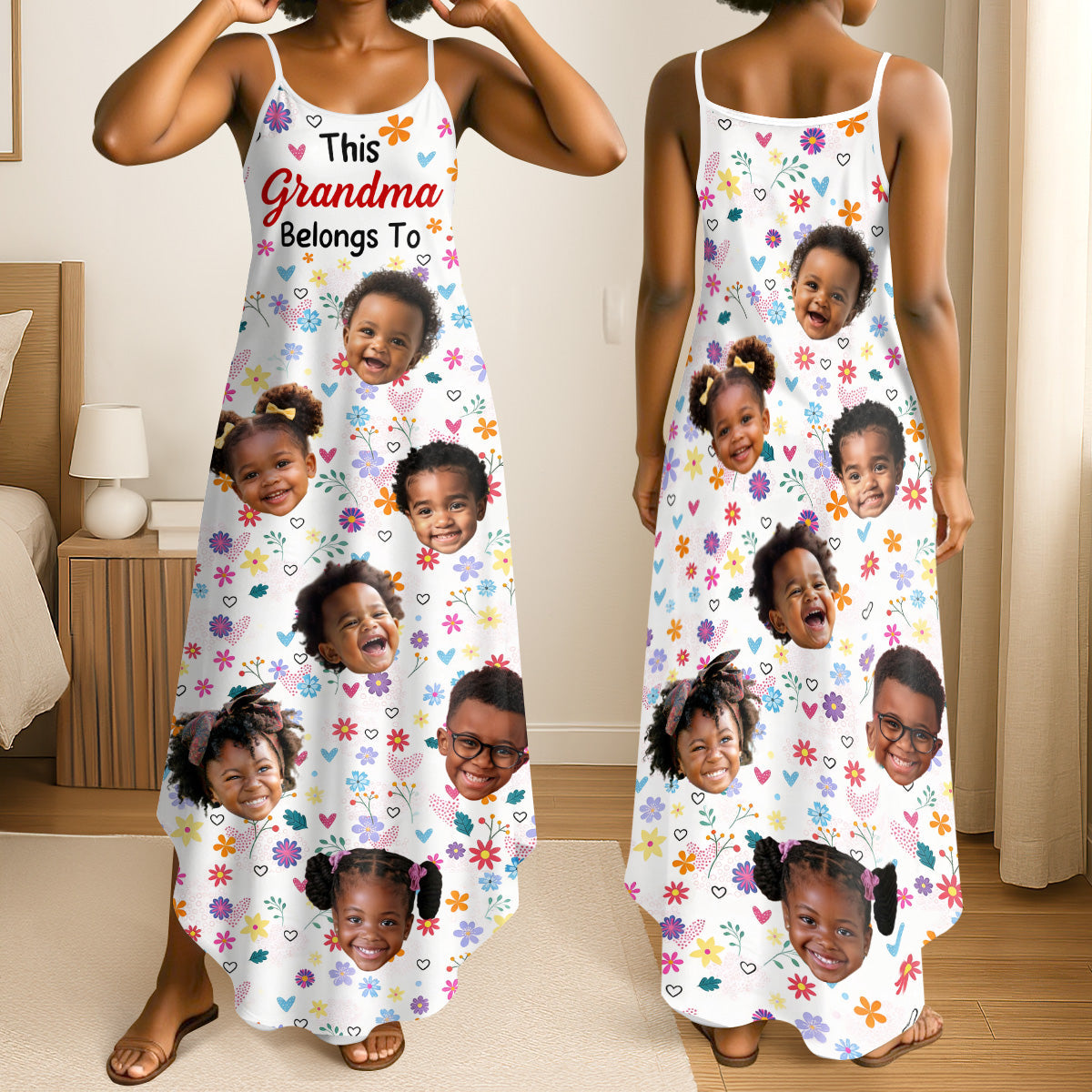 This Grandma Belongs To - Personalized Maxi Dress