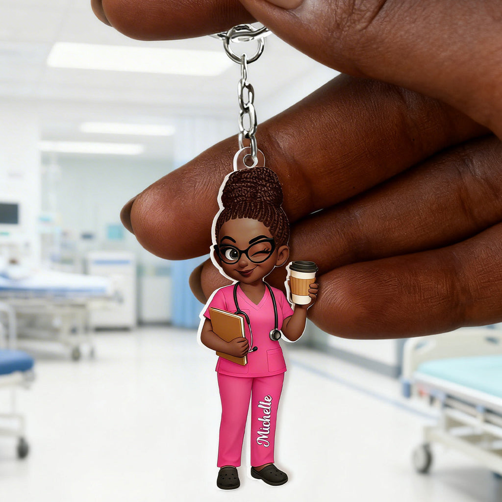 I'm A Nurse - Personalized Acrylic Keychain