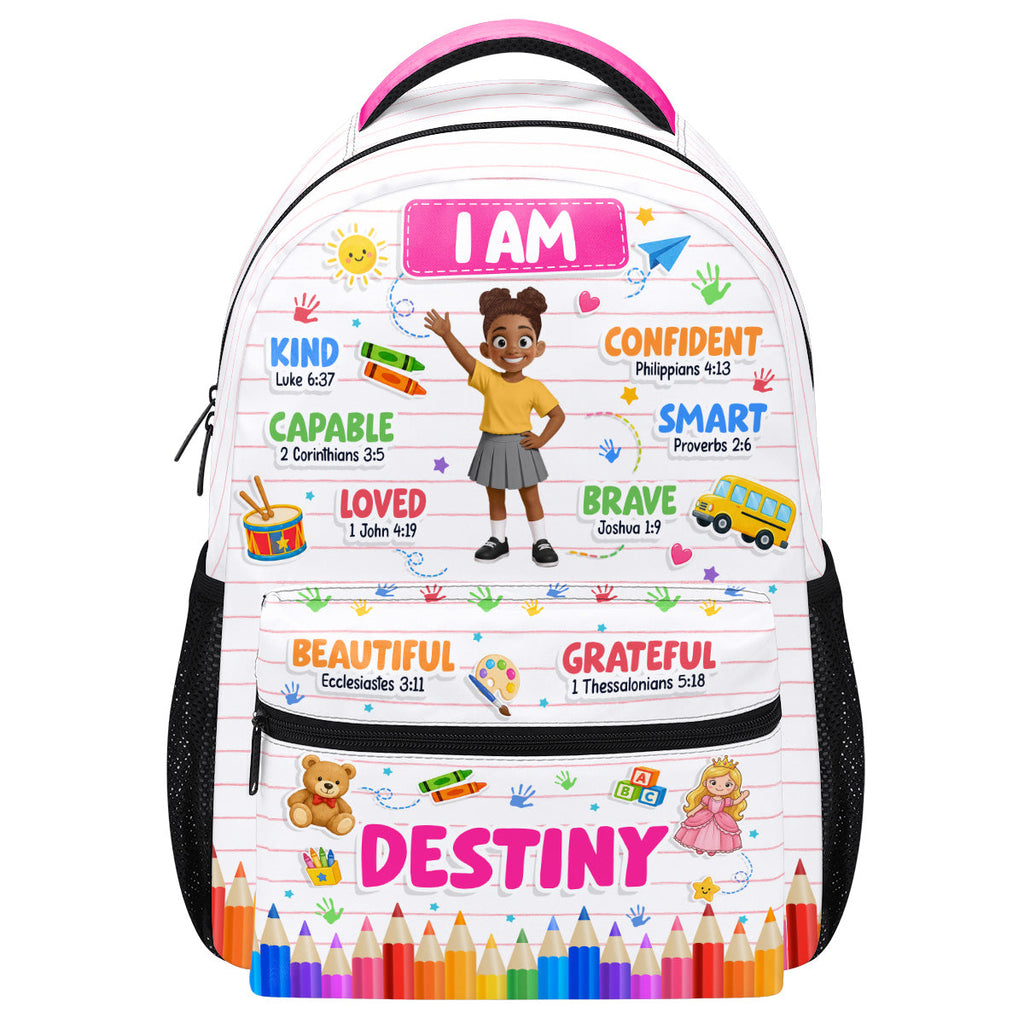 Kid Affirmations Back To School Gift For Kids - Personalized Backpack