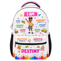 Kid Affirmations Back To School Gift For Kids - Personalized Backpack