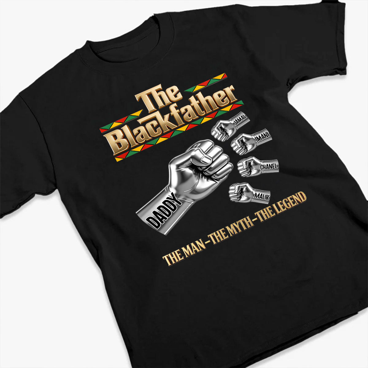 The Blackfather  - Personalized 2D Unisex T-shirt
