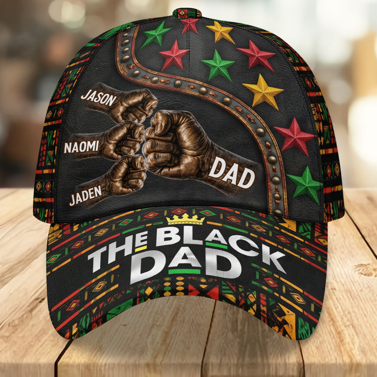 Dope Black Dad - Personalized Classic Cap