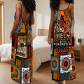 A Beautiful Queen - Personalized Backless Cami Maxi Dress