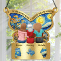 Mother Daughter Knows No Distance Mother‘s Day Gift - Personalized Acrylic Suncatcher
