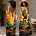 Heritage - Personalized Backless Cami Maxi Dress