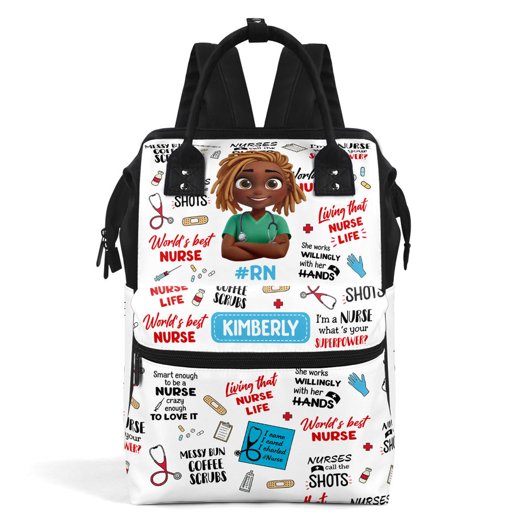 I'm A Nurse What's Your Superpower - Personalized Duckbilled Backpack