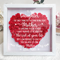 The Only Thing Better Than Being Your Mother - Personalized Heart Flower Shadow Box