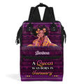 Black Queen - Personalized Duckbilled Backpack