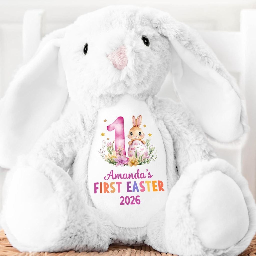 Baby's First Easter - Personalized Stuffed Bunny