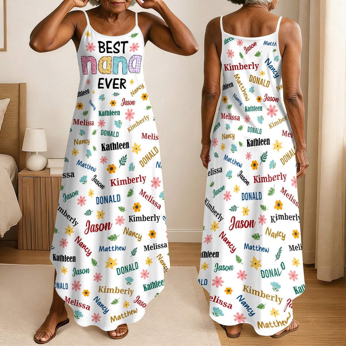Best Nana Ever - Personalized Maxi Dress