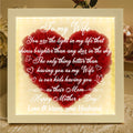 The Only Thing Better Than Having You As My Wife - Personalized Heart Flower Shadow Box