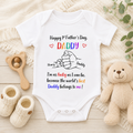 Happy First Father's Day - Personalized Baby Onesie