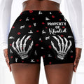Property Of My Husband - Personalized Short Leggings