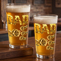Dad The Man The Myth The Legend - Personalized Beer Glass
