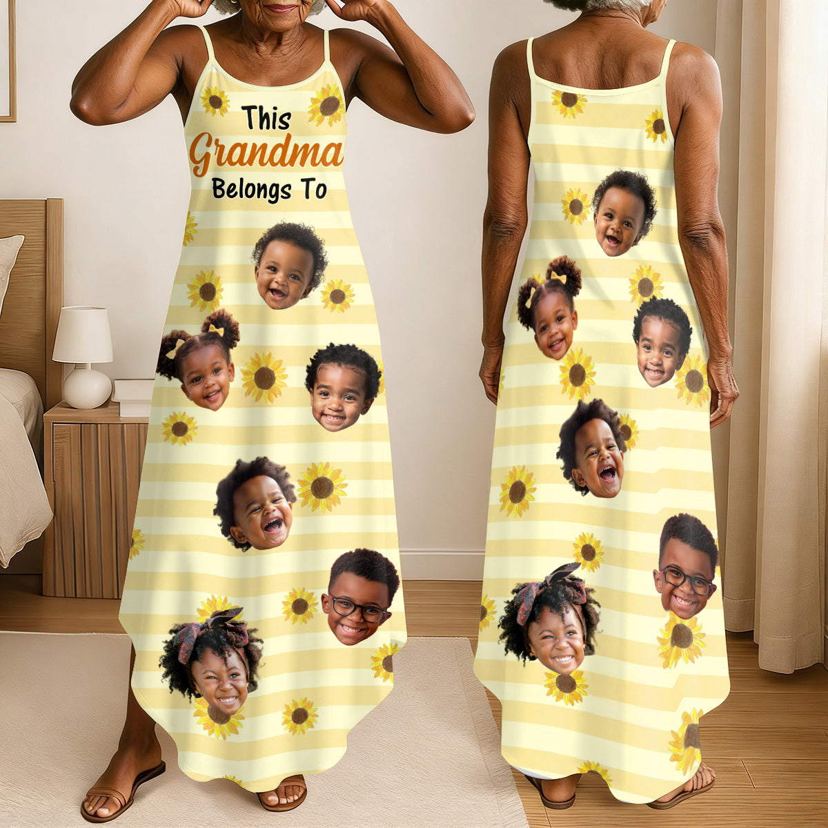 This Grandma Belongs To - Personalized Maxi Dress
