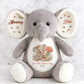 Our First Mother's Day - Personalized Stuffed Elephant