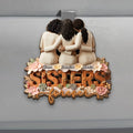 Besties And Sisters Forever - Personalized Car Visor Clip