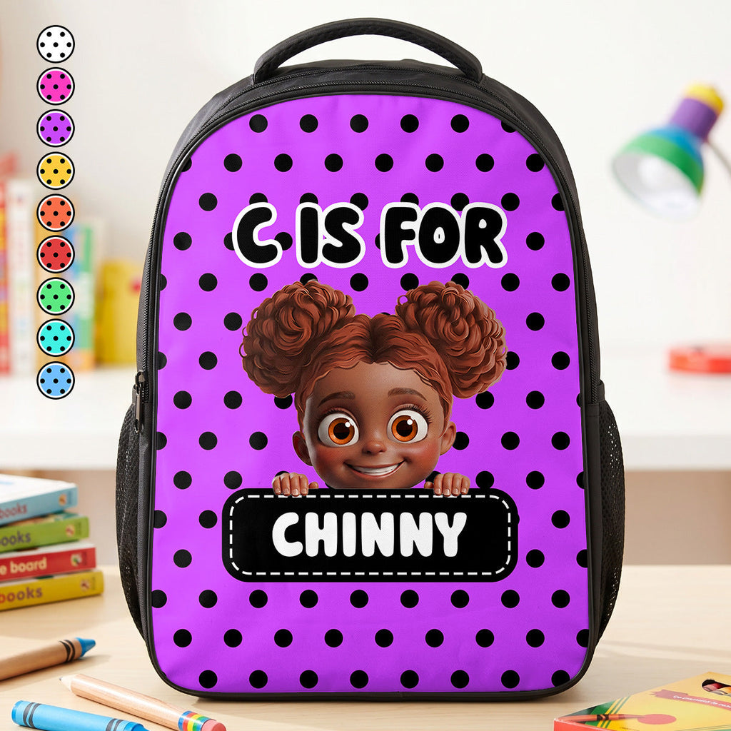 C Is For - Personalized Kid's School Backpack