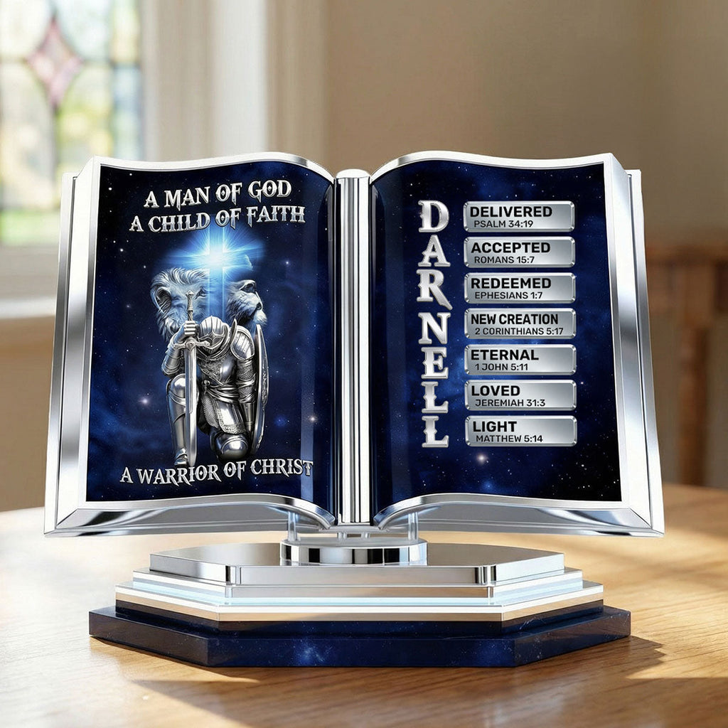 Man Of God - Personalized Custom Shaped Acrylic Plaque
