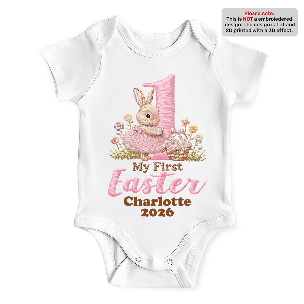 Baby's First Easter - Personalized Baby Onesie