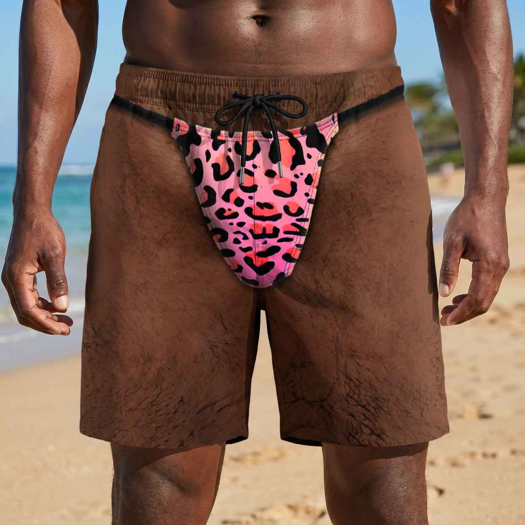 Looking Like Trouble Funny Patriotic Men Swim Trunks Summer Vacation And Travel Gifts For Men - Personalized Beach Shorts