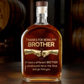 Being My Brother And Sister - Personalized Whiskey Bottle