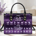 First Mom Now Grandma - Personalized Leather Handbag