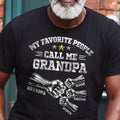 My Favorite People Call Me Grandpa - Personalized 2D Unisex T-shirt