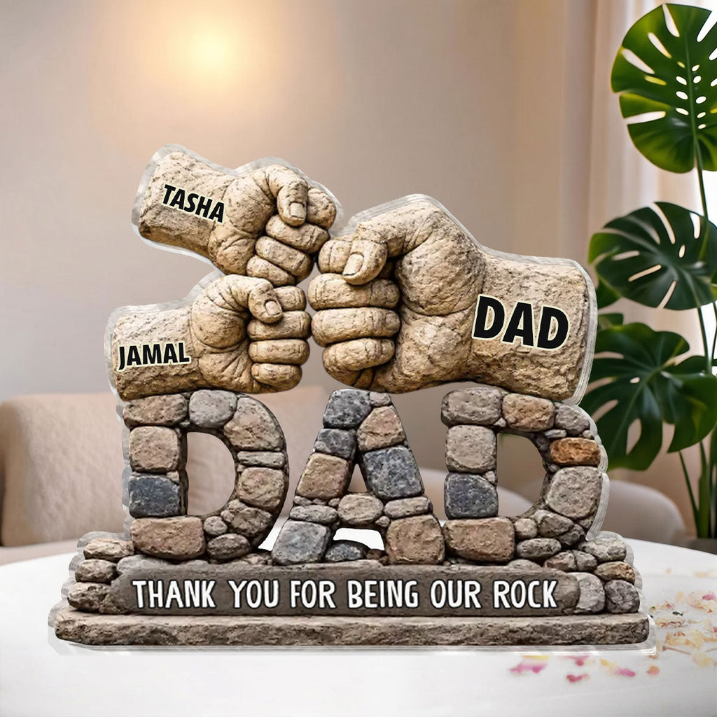 Strong Roots Loving Heart - Personalized Custom Shaped Acrylic Plaque