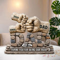 Strong Roots Loving Heart - Personalized Custom Shaped Acrylic Plaque