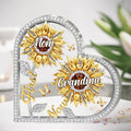 Sunflower For Mom And Grandma - Personalized Custom Shaped Acrylic Plaque