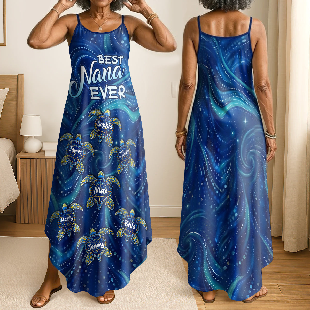 Best Nana Ever - Personalized Maxi Dress