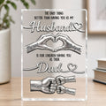 I Love You My Husband - Personalized Custom Shaped Acrylic Plaque