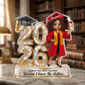 I Trust The Next Chapter - Personalized Custom Shaped Acrylic Plaque