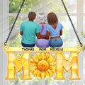 Mom We Love You - Personalized Acrylic Suncatcher